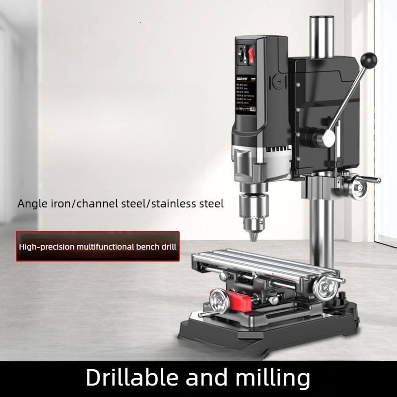 Drill Press - Hochleistungs-220V-Industriebohrmaschine Kleine Multifunktions-Werkbank für den Heimgebrauch