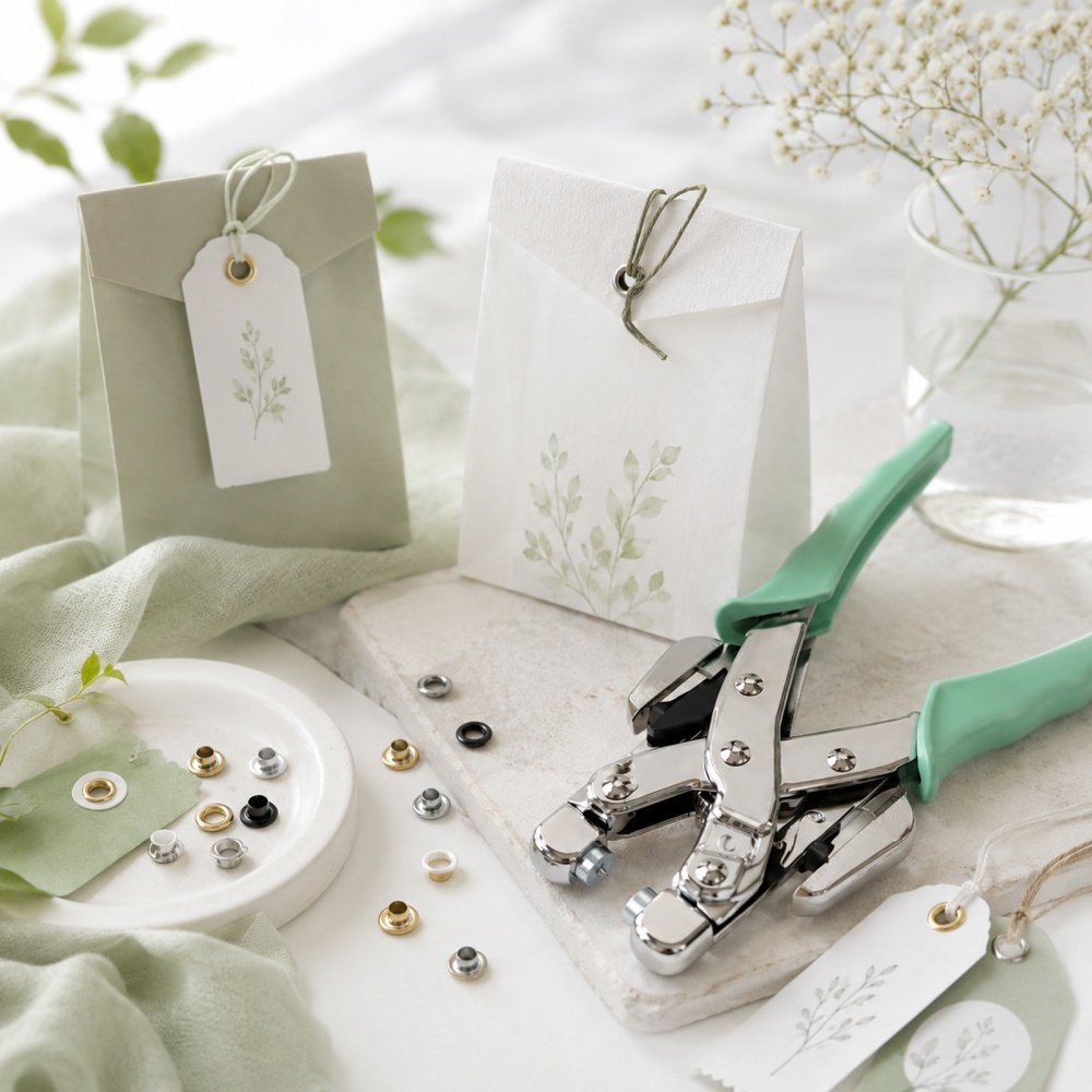 Pliers - Ösenwerkzeug-Set, Handlochzange, Schnallenknöpfe, Metallfarbene Zange, Handpresszange,