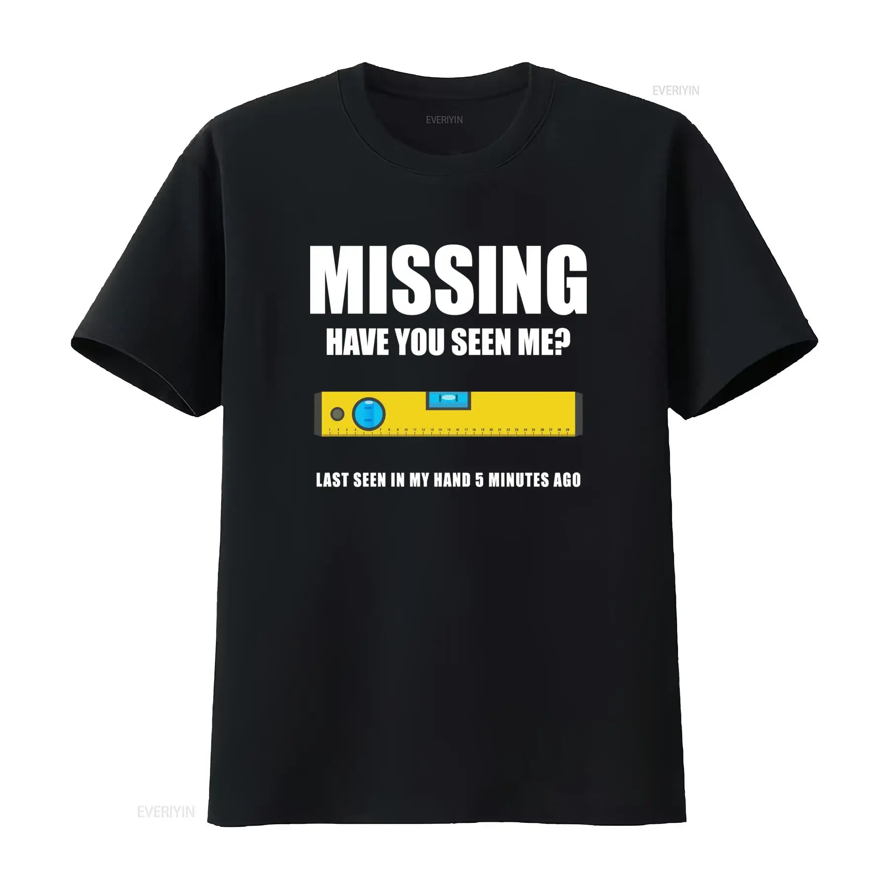 Spirit Level - Missing Spirit Level Builder Bricklayer Herren-T-Shirt